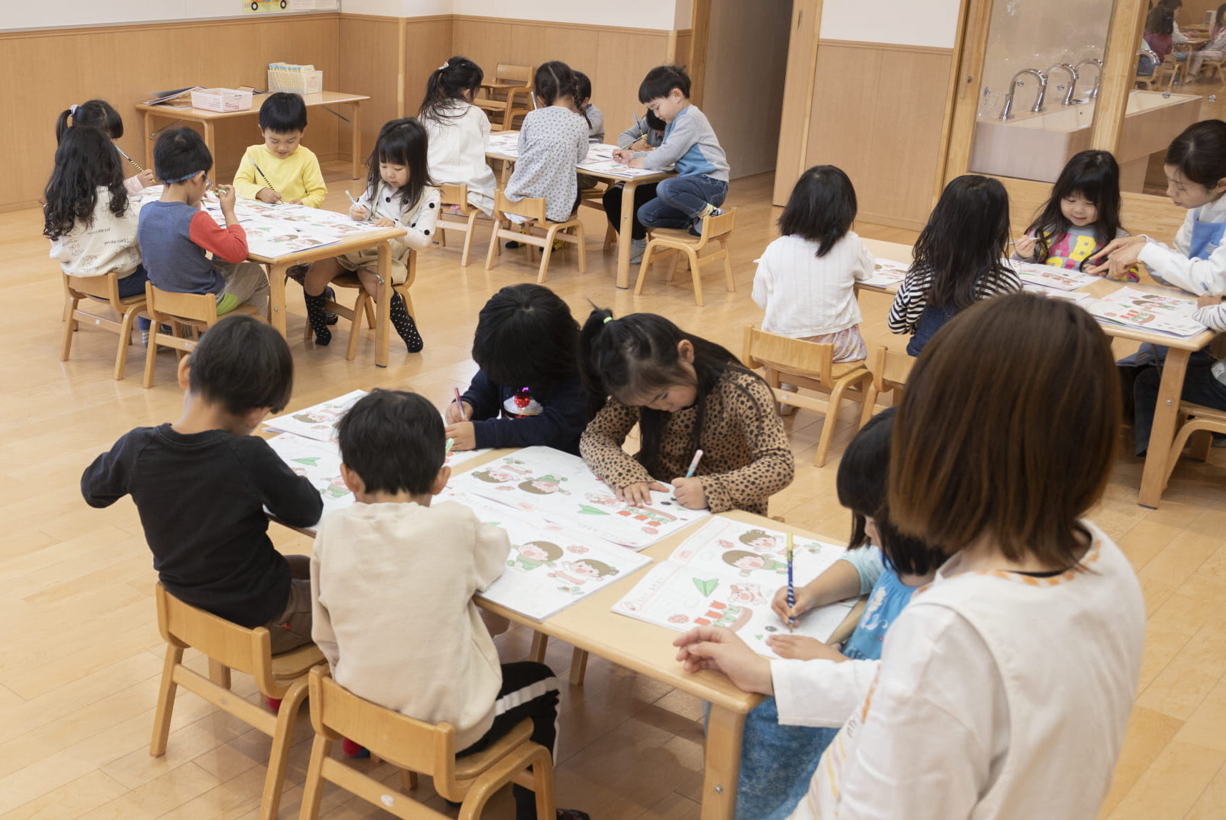 一人ひとりのペースで、保育に慣れていく